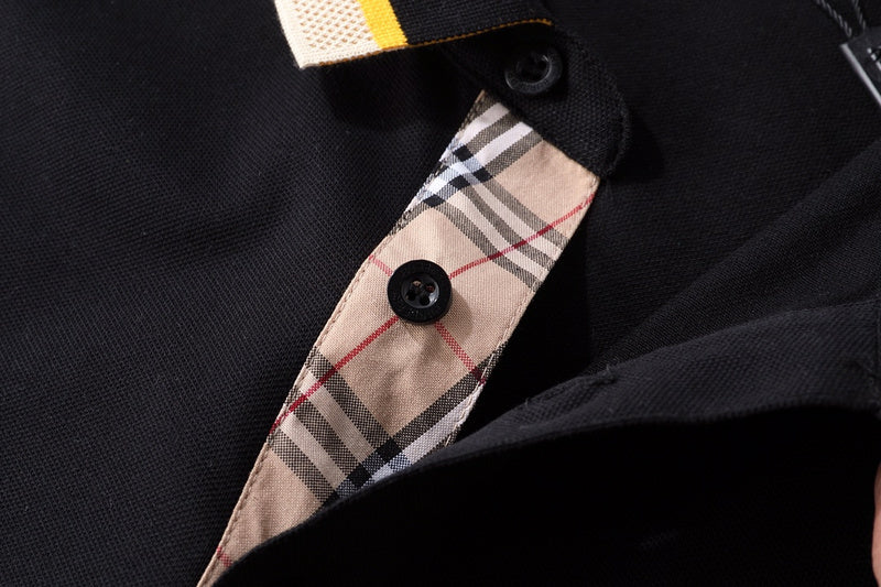 Burberry luxury t-shirt detail shot