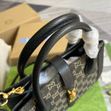 Close-up detail of signature sleek women's handbag – women's designer-style accessory
