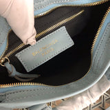 Close-up detail of structured everyday-luxe women's handbag – women's designer-style accessory