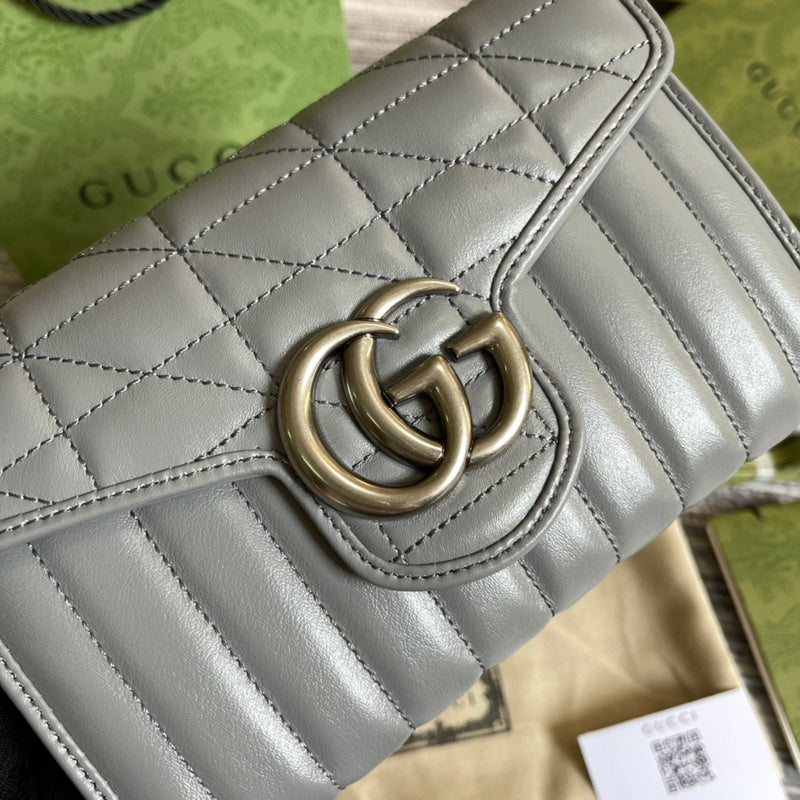 Back view of sleek structured women's handbag – women's luxury handbag