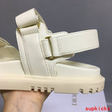 Dior Nude Chunky Platform Sneakers - Front View