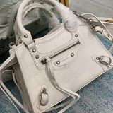 Understated Premium PU Leather Handbag - Statement Silhouette | Women's Premium Handbag #665 - interior view (image 6) of designer-inspired handbag