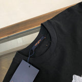 Full styled look of Louis Vuitton cotton t-shirt with streetwear-inspired cut