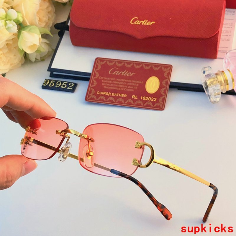Full view of Cartier unisex sunglasses