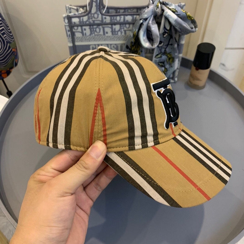Front view of Burberry unisex cap