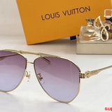 Angled view of Louis Vuitton unisex sunglasses