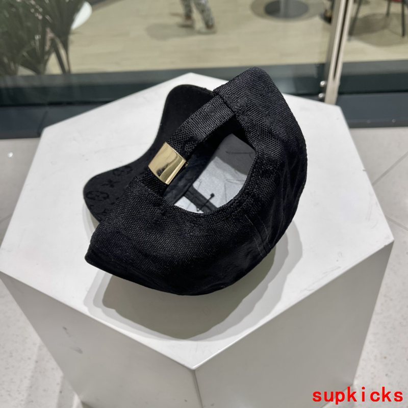 Close-up detail view of Louis Vuitton unisex cap
