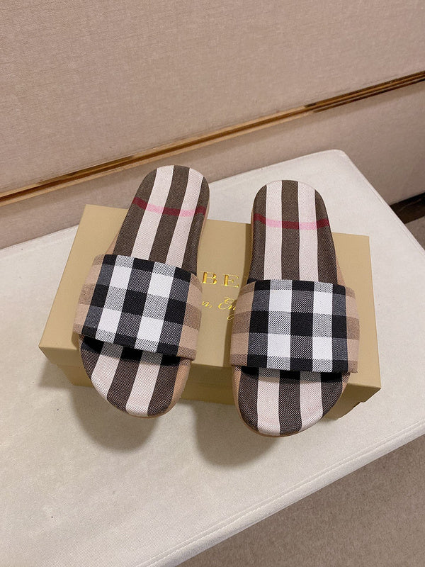Burberry Black Block Heel Pumps - Lifestyle Styling Shot