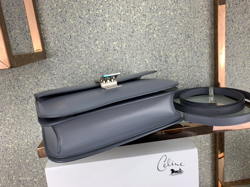 Back view of sleek structured women's handbag – women's premium purse
