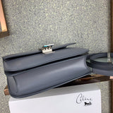 Back view of sleek structured women's handbag – women's premium purse