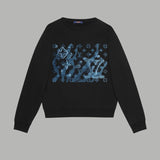 Front view of Louis Vuitton luxury clothing with tailored silhouette
