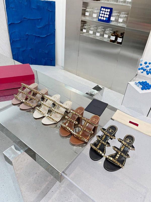 Valentino Garavani designer shoes full view