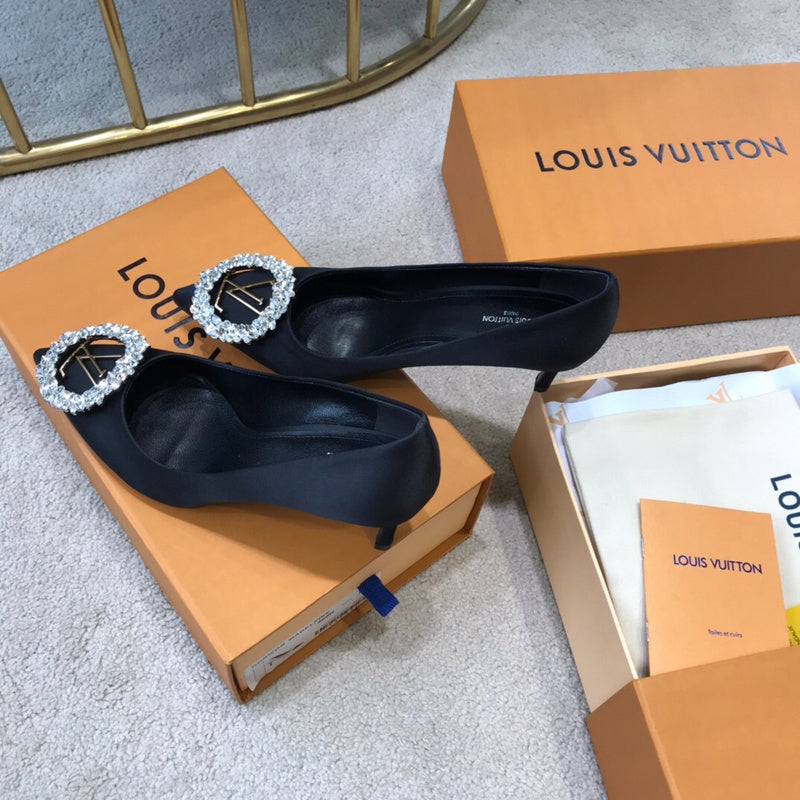 Louis Vuitton luxury shoes close-up — premium authentic designer style
