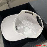 Close-up detail view of Louis Vuitton unisex cap