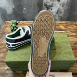 Side profile of Gucci all-black sneakers everyday casual design