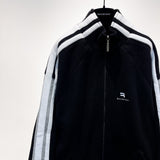 Close-up of Balenciaga designer clothing craftsmanship