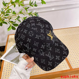 Close-up detail view of Louis Vuitton unisex cap