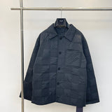 Back view of Louis Vuitton luxury clothing with everyday silhouette