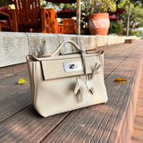Close-up detail of contemporary bag design