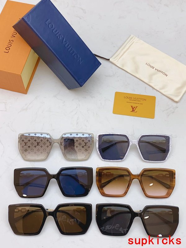 Lifestyle view of Louis Vuitton unisex sunglasses