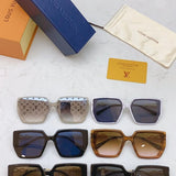 Lifestyle view of Louis Vuitton unisex sunglasses