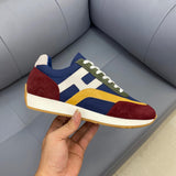 Hermes shoes Style 143 - close-up of statement logo accent