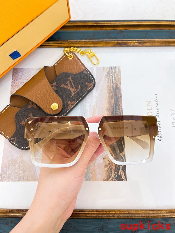 Full view of Louis Vuitton unisex sunglasses