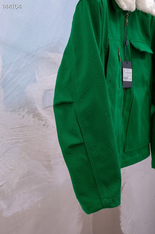 Back view of Louis Vuitton luxury clothing with streetwear-inspired cut