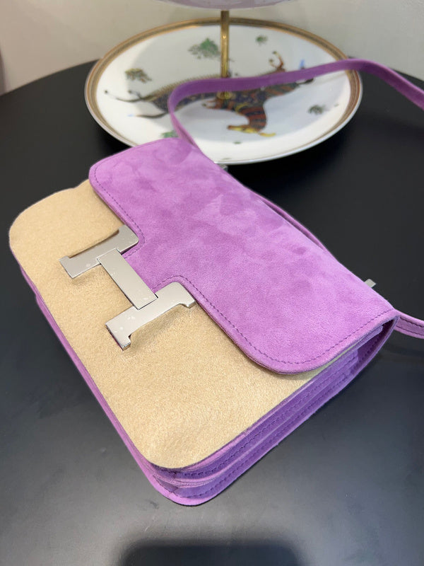 Close-up detail of graceful bag design