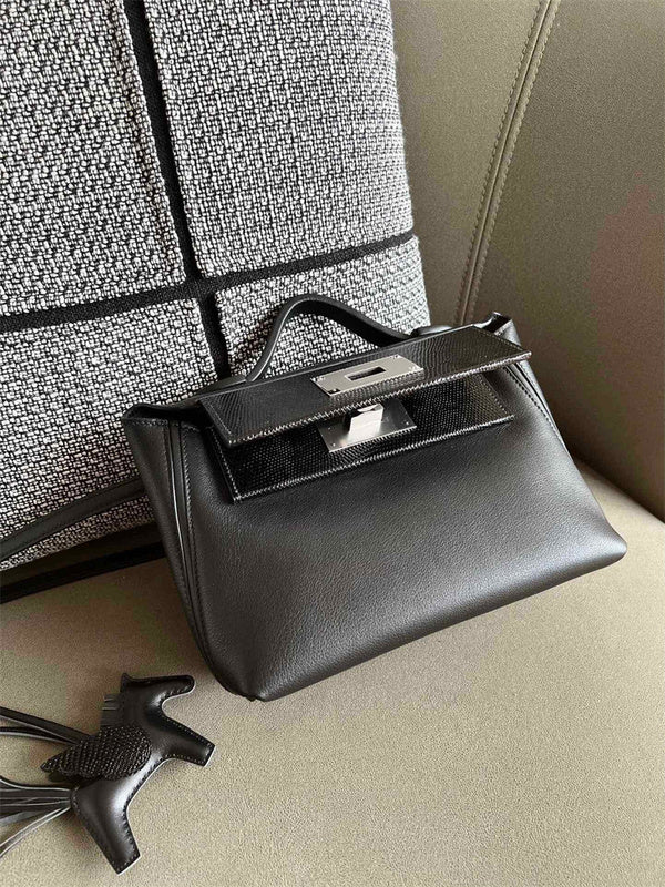 Close-up detail of timeless bag design