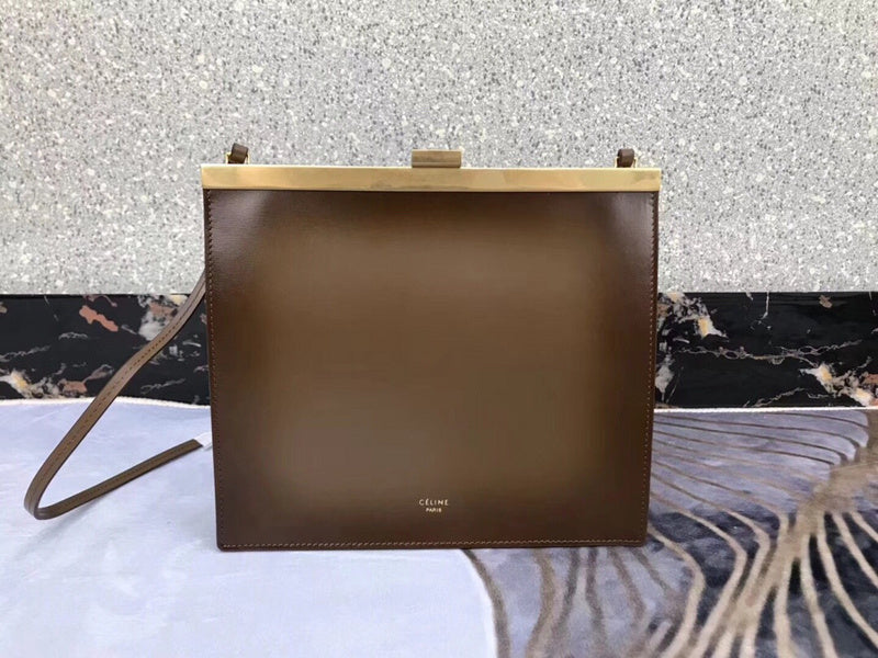 Front view of premium classic women's handbag – women's premium purse