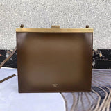 Front view of premium classic women's handbag – women's premium purse