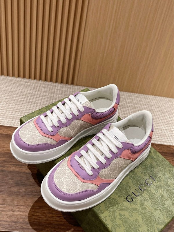 Gucci stone beige luxury sneakers view 7 classic court silhouette