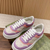 Gucci stone beige luxury sneakers view 7 classic court silhouette