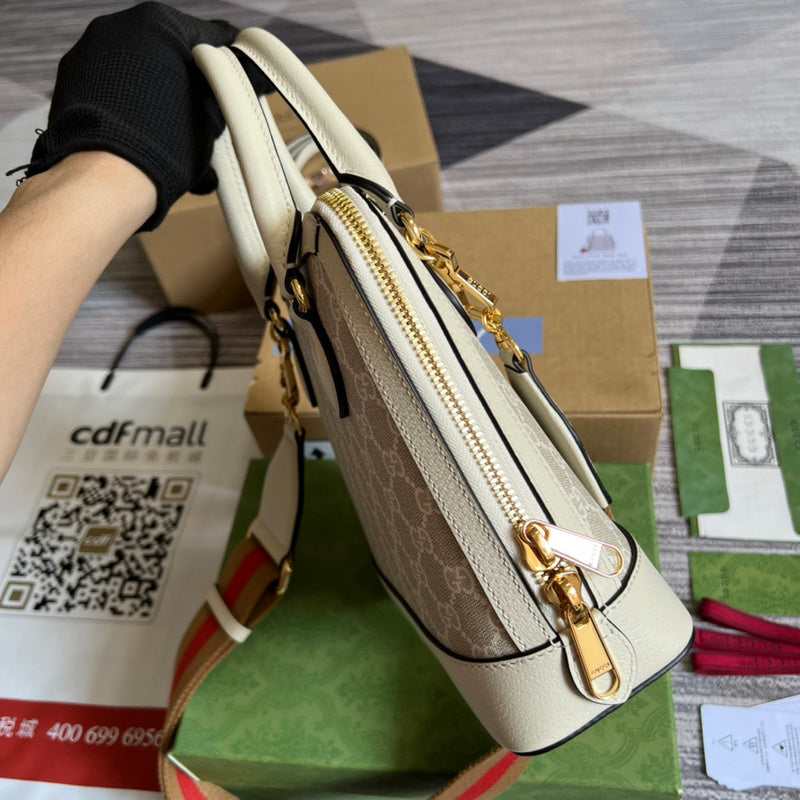 Top view of signature elevated women's handbag – women's statement bag