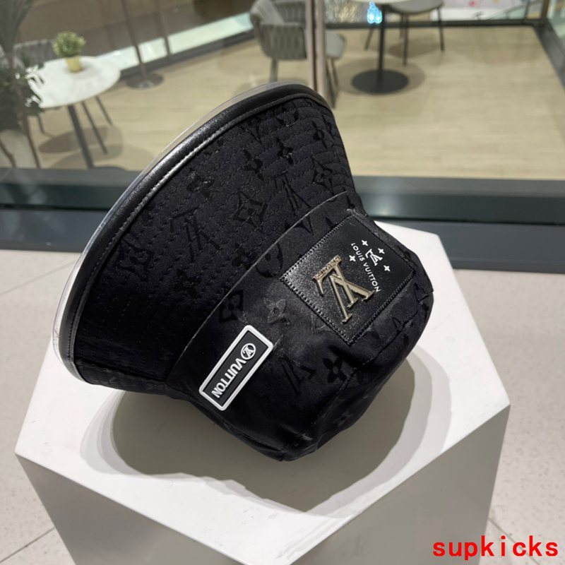 Close-up detail view of Louis Vuitton unisex cap