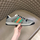 Gucci tonal black luxury sneakers view 5 padded collar comfort