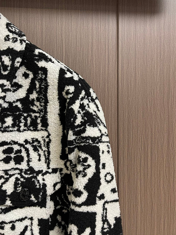 Full styled look of Louis Vuitton luxury clothing with logo-detail design