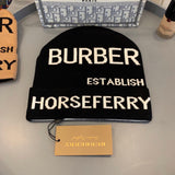Close-up detail view of Burberry unisex cap