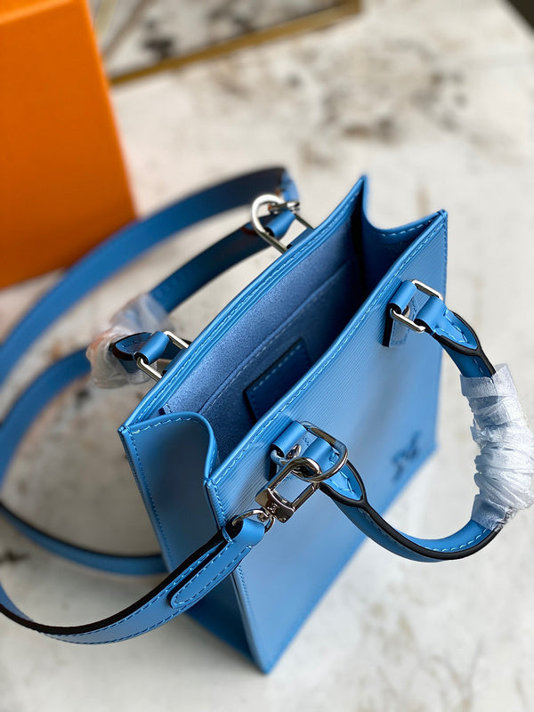 Front view of modern statement women's handbag – women's everyday handbag