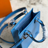Front view of modern statement women's handbag – women's everyday handbag