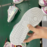 Nike crisp white luxury sneakers view 5 retro runner design