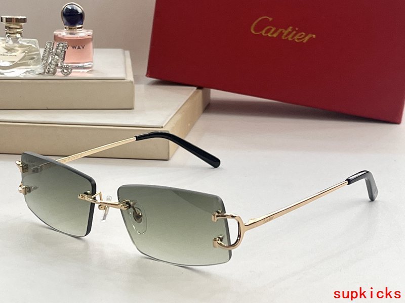 Lifestyle view of Cartier unisex sunglasses