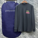 Back view of Louis Vuitton luxury clothing with streetwear-inspired cut