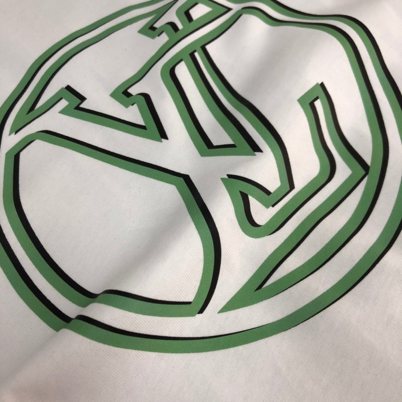 Front view of Louis Vuitton cotton t-shirt with streetwear-inspired cut
