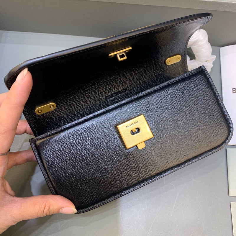 Structured Premium PU Leather Handbag - Refined Silhouette | Women's Everyday Carry Handbag #414 - styled full view (image 7) of designer-inspired handbag