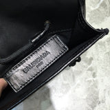Classic Vegan Leather Handbag - Modern Structured Build | Women's Designer-Inspired Purse #173 - texture close-up (image 9) of designer-inspired handbag