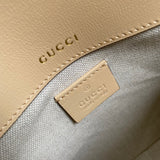 Side profile of structured refined women's handbag – women's statement bag