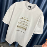 Balenciaga t-shirt detail view — premium authentic designer style