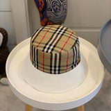 Side view of Burberry unisex cap